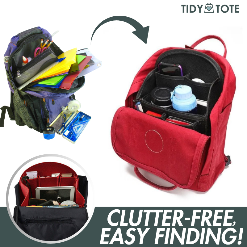 Tidy Tote - Interior Bagpack Organizer